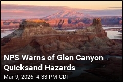 NPS Warns of Glen Canyon Quicksand Hazards
