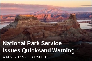 NPS Warns of Glen Canyon Quicksand Hazards
