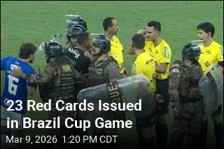23 Red Cards Issued in Brazil Cup Game