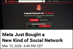 Meta Buys Moltbook, a Social Network for AI Bots