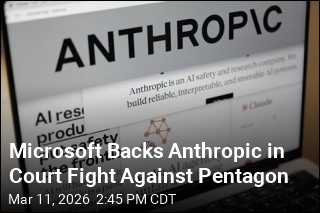 Microsoft Backs Anthropic in Court Fight Against Pentagon