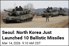 Seoul: North Korea Just Launched 10 Ballistic Missiles