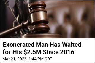Exonerated Man Has Been Waiting a Decade for His $2.5M