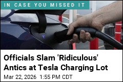 Officials Slam 'Ridiculous' Antics at Tesla Charging Lot