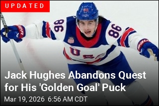 Jack Hughes Wants His 'Golden Goal' Puck Back