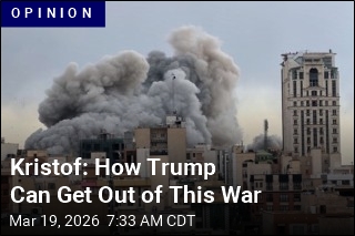 Kristof: How Trump Can Get Out of This War