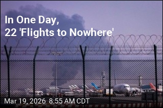 In One Day, 22 'Flights to Nowhere'