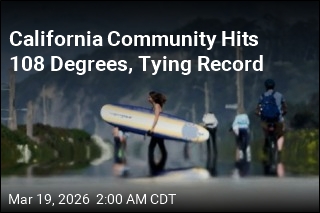 California Community Ties a Pretty Wild Heat Record