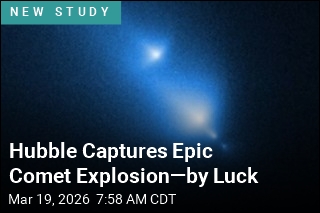 Hubble Captures Epic Comet Explosion&mdash;by Luck