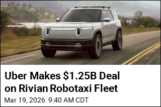 Uber Makes $1.25B Deal on Rivian Robotaxi Fleet