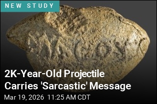 2K-Year-Old Projective Carries 'Sarcastic' Message