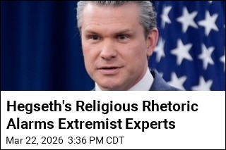 Hegseth's Religious Rhetoric Alarms Extremist Experts