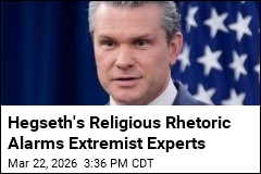 Hegseth's Religious Rhetoric Alarms Extremist Experts