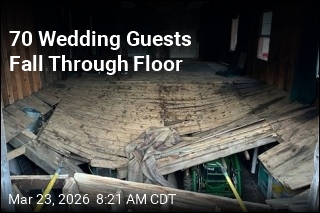 70 Wedding Guests Fall Through Floor