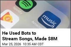 Man Admits Using Bots to Stream Songs&mdash;and Steal $8M