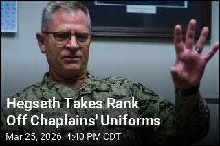 Chaplains' Uniforms Will No Longer Show Rank