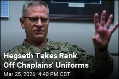 Chaplains' Uniforms Will No Longer Show Rank