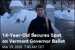 14-Year-Old Secures Spot on Vermont Governor Ballot