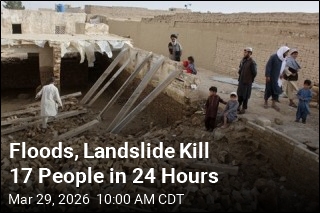 Floods, Landslide Kill 17 in Afghanistan