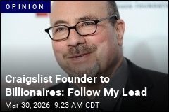 Craigslist Founder: Give It Away, Billionaires