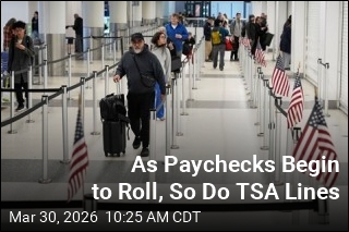 As Paychecks Begin to Roll, So Do TSA Lines