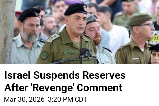 Israel Suspends Reserves After 'Revenge' Comment