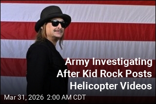 Army Investigating Helicopters Hovering Near Kid Rock's Pool