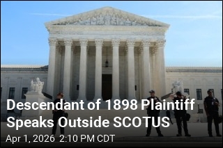 Descendant of 1898 Plaintiff Speaks Outside SCOTUS
