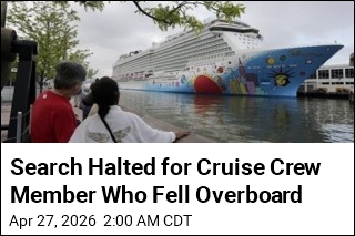Search Halted for Cruise Crew Member Who Fell Overboard