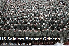 US Soldiers Become Citizens