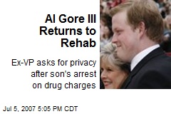 Al Gore III Returns to Rehab