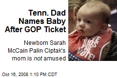 Tenn. Dad Names Baby After GOP Ticket