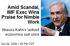 Amid Scandal, IMF Exec Wins Praise for Nimble Work