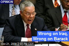 Wrong on Iraq, Wrong on Barack