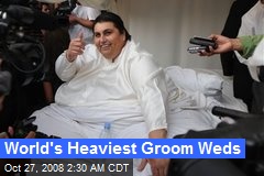 World's Heaviest Groom Weds