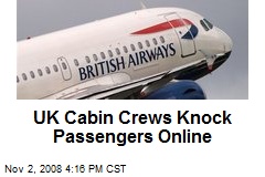UK Cabin Crews Knock Passengers Online