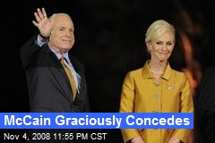 McCain Graciously Concedes