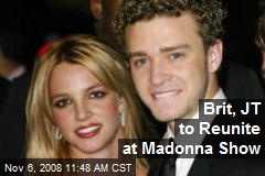 Brit, JT to Reunite at Madonna Show