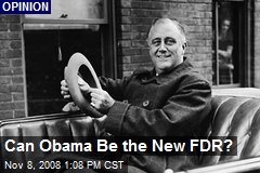 Can Obama Be the New FDR?