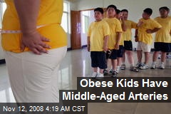 Obese Kids Have Middle-Aged Arteries