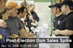 Post-Election Gun Sales Spike