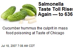 Salmonella Taste Toll Rises Again &mdash; to 636