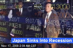 Japan Sinks Into Recession