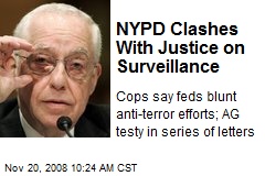 NYPD Clashes With Justice on Surveillance