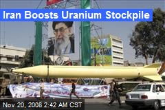Iran Boosts Uranium Stockpile