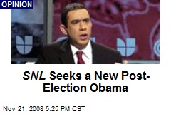 SNL Seeks a New Post-Election Obama
