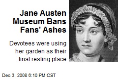 Jane Austen Museum Bans Fans' Ashes