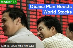 Obama Plan Boosts World Stocks