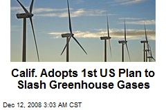 Calif. Adopts 1st US Plan to Slash Greenhouse Gases