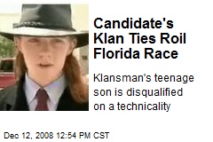 Candidate's Klan Ties Roil Florida Race